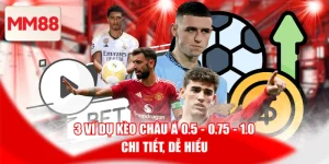 3 Ví Dụ Kèo Châu Á 0.5 - 0.75 - 1.0 Chi Tiết, Dễ Hiểu
